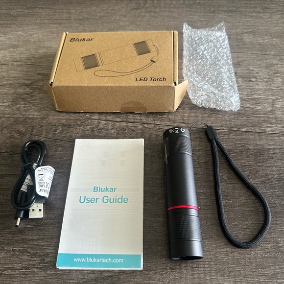 Other - Blukar Flashlight Rechargeable Bright Small Flashlight
New